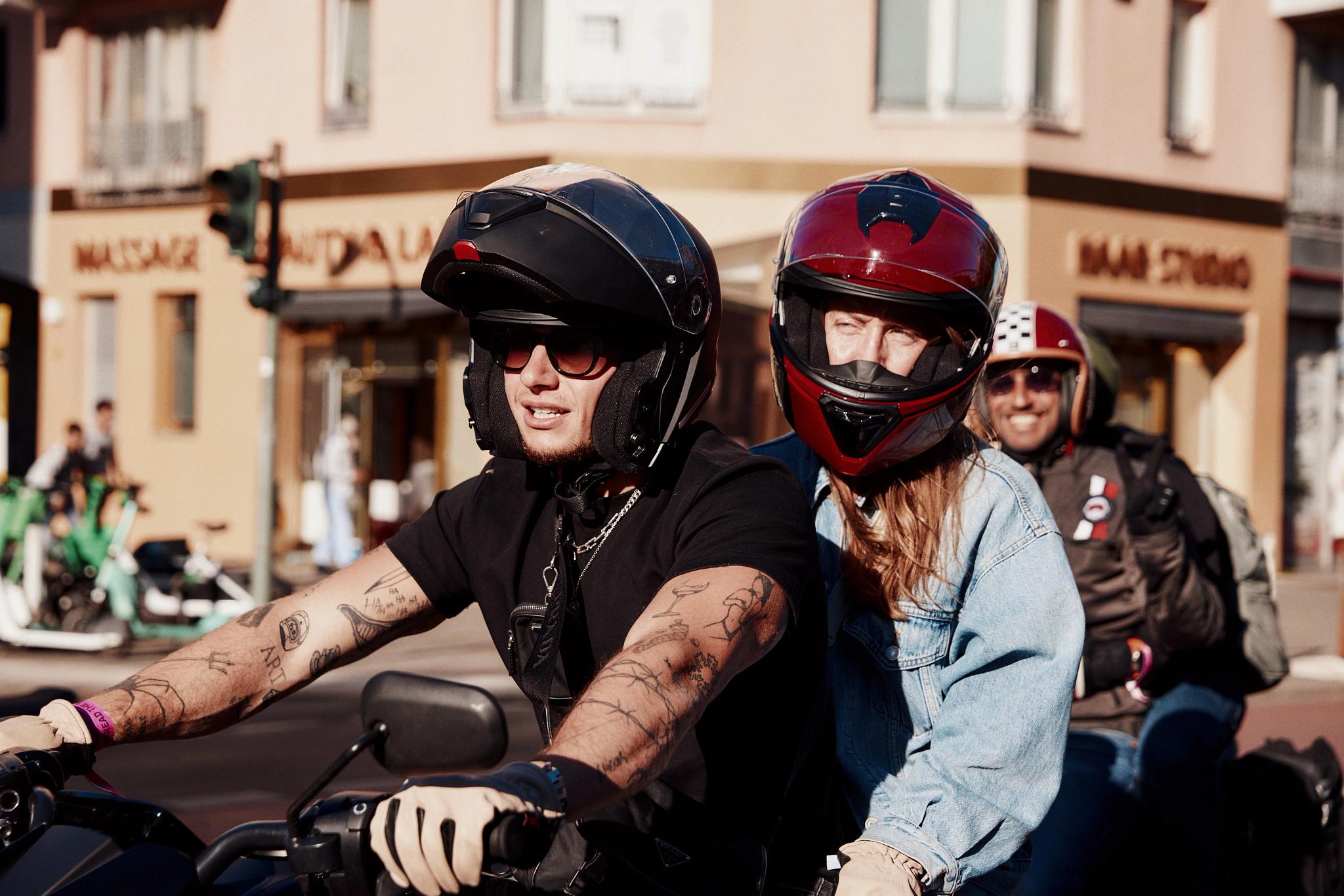 pulse, news, events, reload land 2026, berlin, honcho events, bike, street, man, woman, veil, portrait, urban