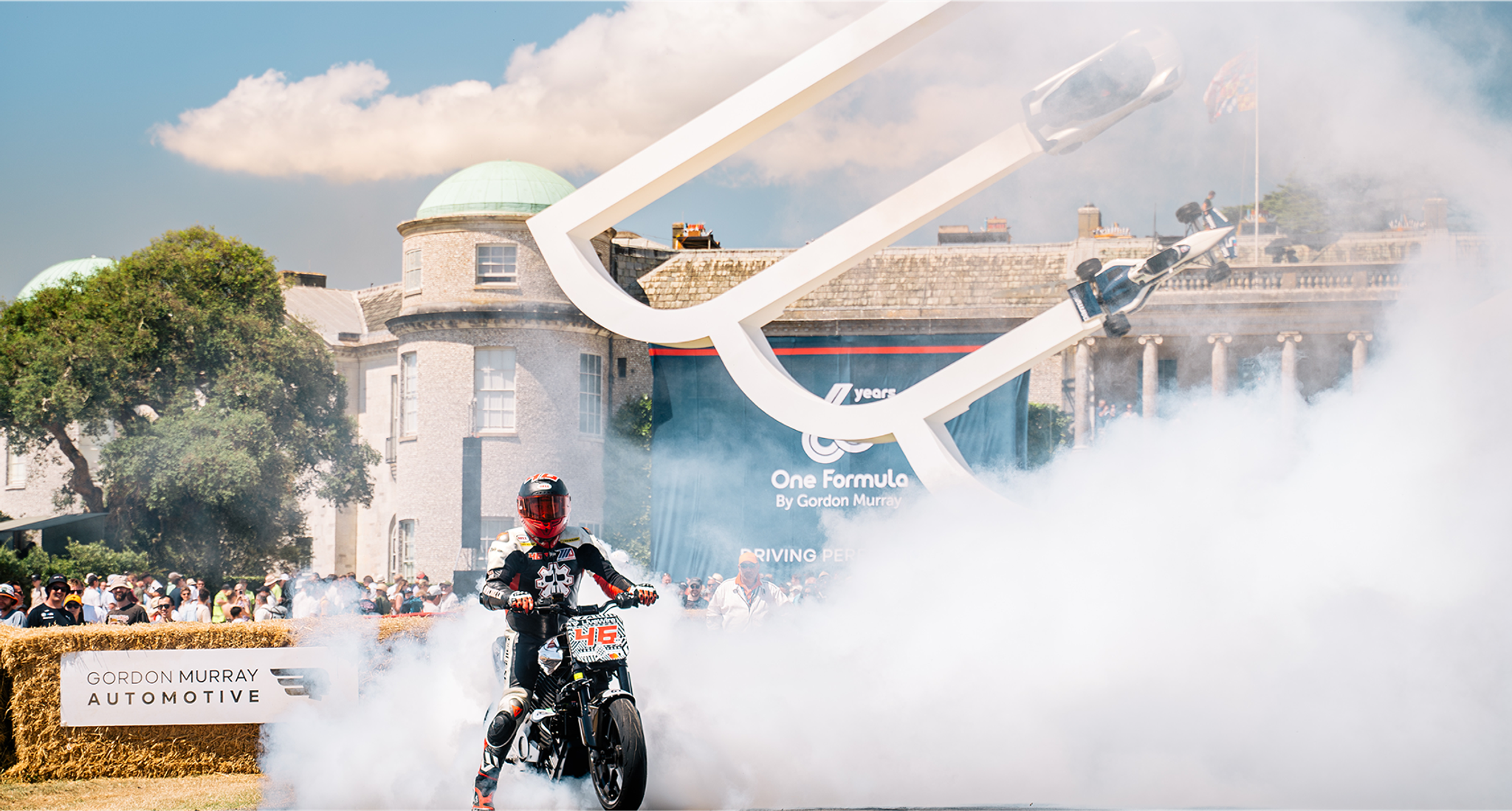 news, articles, cms, s2 alpinista, festival of speed, fos, goodwood, bike, people, travel, smoke, outdoors, sky, snow, street