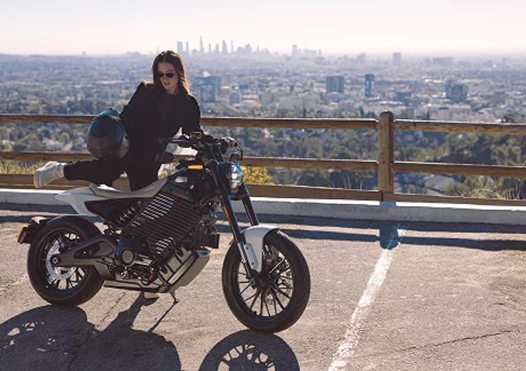 bike, biker, road, street, people, travel, seated, girl, wheel, transportation system, landscape, city, motorbike, woman, vehicle, adult, beautiful, sky