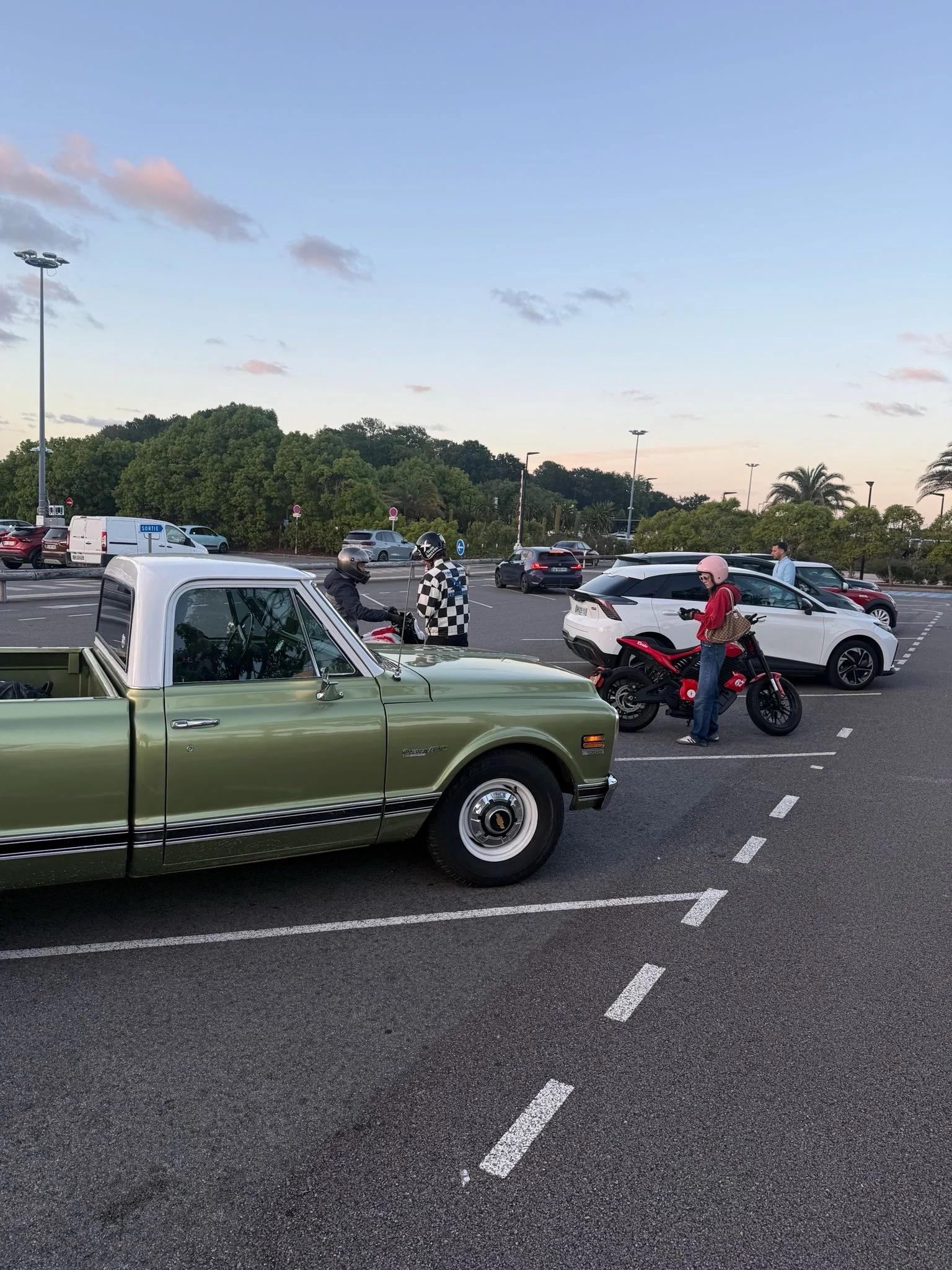 El Rollo, S4 Honcho, Honcho, Trail, Wheels & Waves 2026, car, motor vehicle, vehicle, transportation system, road, street, north america, drag race, people, traffic, action, asphalt, police, competition