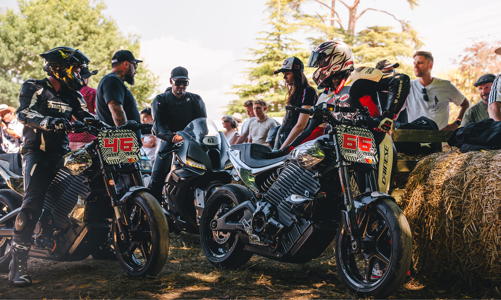 news, articles, cms, s2 alpinista, festival of speed, fos, goodwood, bike, vehicle, people, motocross, motorbike, biker, race, rider, helmet, racer, man, competition, seated, group together, drive, transportation system, track, ride, machine, road, hurry, suzuki, driver, wheel, action, group, motorcyclist