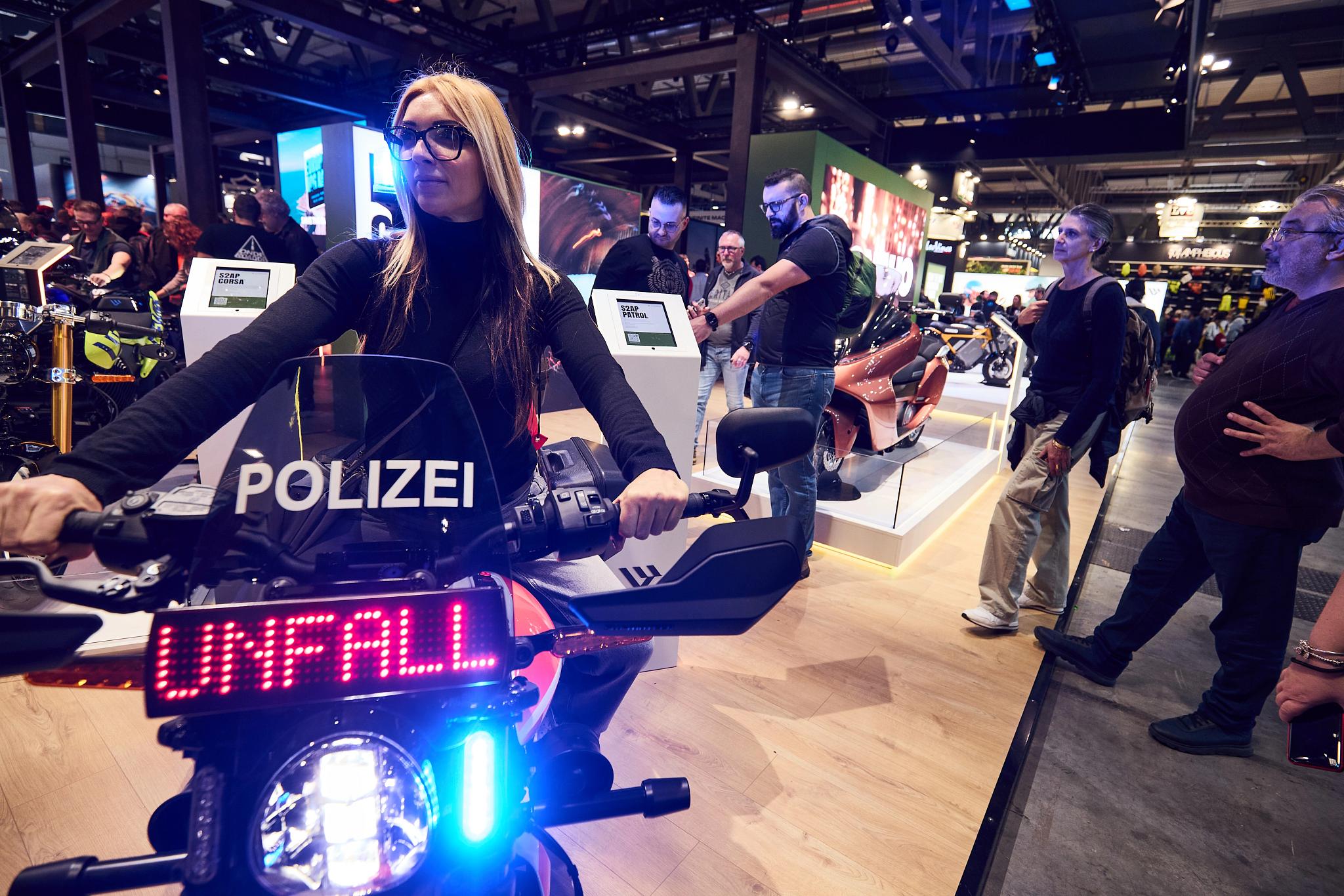 pulse, news articles, eicma, 2025, stacyc 10 year, s2 alpinista corsa, s4 honcho, alpinista patrol, maxi scooter, people, street, city, public show, music, model