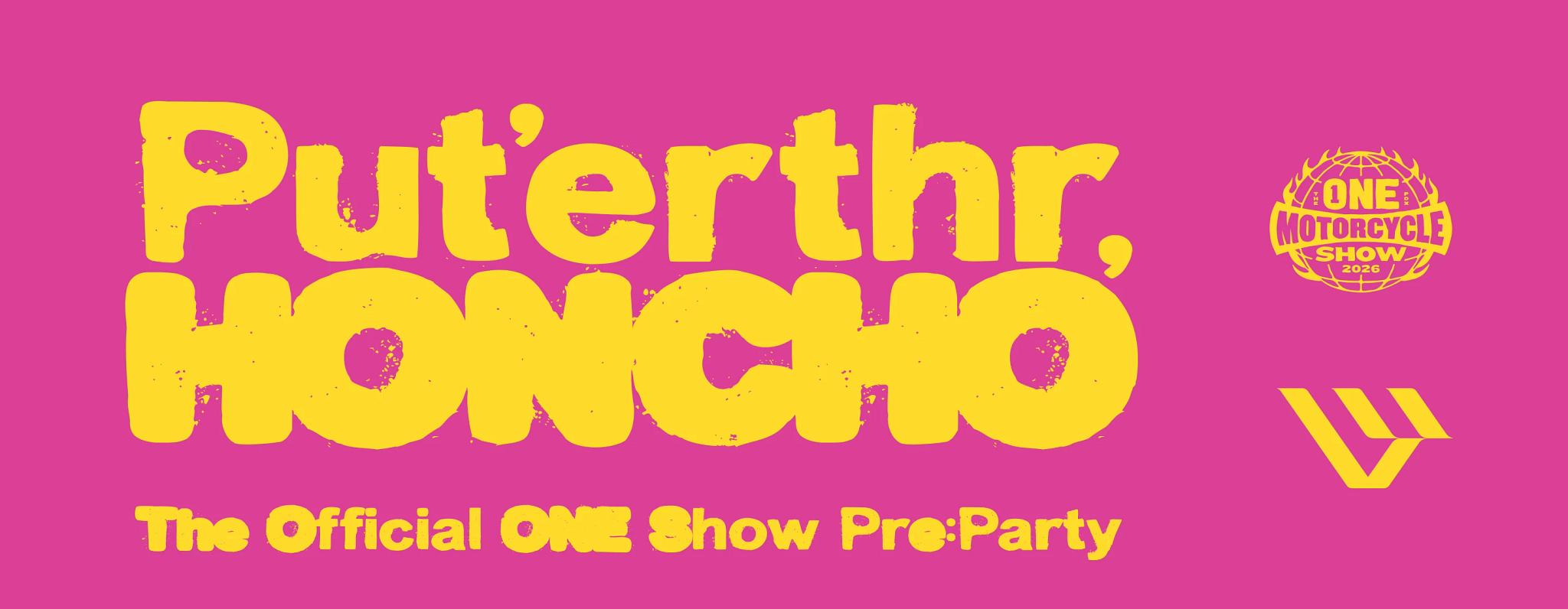 honcho, honcho event, one show, portland, puterthr, illustration, text, typography, design, desktop, fun, symbol, number