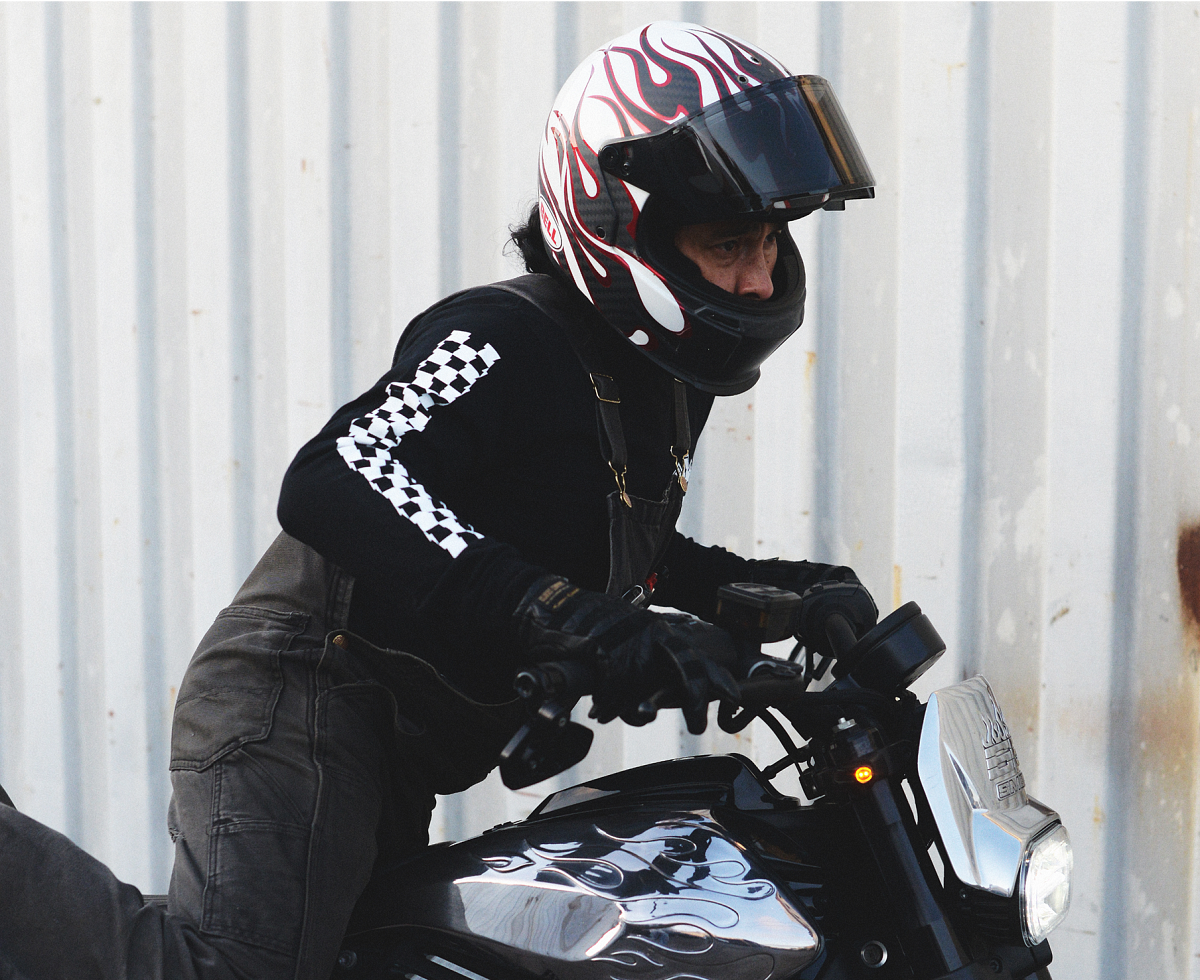 smco 66, custom, s2 del mar, pulse, articles, bike, helmet, motorbike, mask, man, biker, gloves, rider, goggles, safety, danger